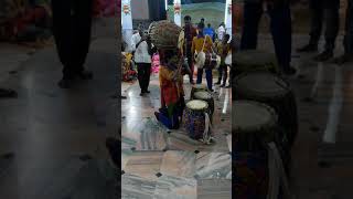 ঢোল-বাদ্য মহাসপ্তমীর সন্ধ্যারতির পর।। The Drums performance on Durga Saptami, Illambazar,2019