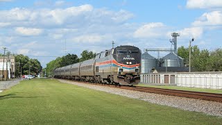 Amtrak 89 with the Phase II Unit (130) passing through Benson