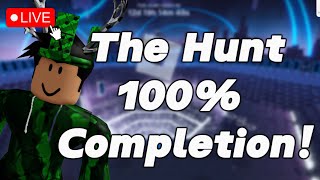 Road to 100% (ROBLOX: The Hunt LIVE)!