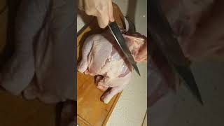 #short Super Fast Chicken Cutting Skills