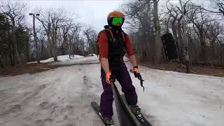 Last ski run of the season