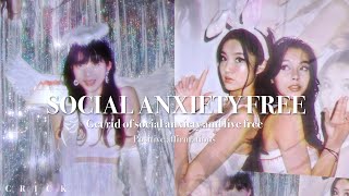 Darling, your social anxiety: Just left the chat!…♡