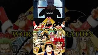 LAW VS WORST GENERATION || ONE PIECE EDIT #onepiece #shorts