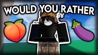 Would You Rather Roblox Evade Funny Moments