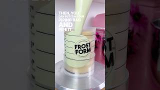 Tips for using Cream Ganache with Frost Form 💕 www.frostform.com 🌎