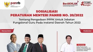 🔴LIVE SOSIALISASI TERBARU PERATURAN PPPK TAHAP 3 2022