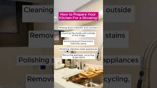 How to prepare your kitchen for a showing!