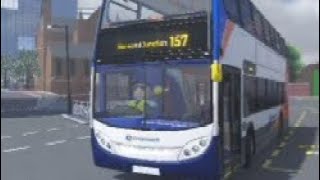 Stagecoach Midlands Scania N230UD Enviro 400 15444 MX08 GHH On Route 157