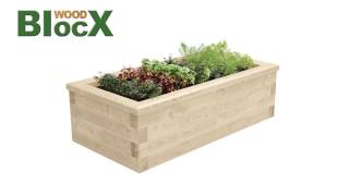 WoodBlocX Raised Planter