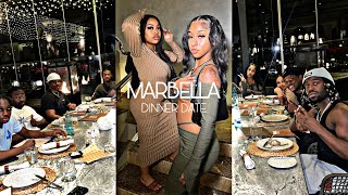 MARBELLA VLOG: THE GANG WENT ON A DINNER DATE… *GOT A BIT HECTIC*