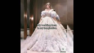 my wedding dress in my imagination no hate it just a joke okay 💫🖤