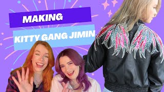 I recreated BTS Jimin's Kitty Gang Jacket!