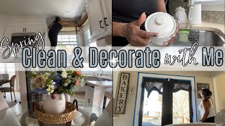 2022 Spring Clean & Decorate My Kitchen With Me | Vlog Style