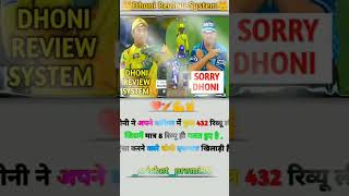 drs king MSD dhoni review system