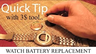 Quick tip on how to remove your watch cover using a 3$ suction cup..