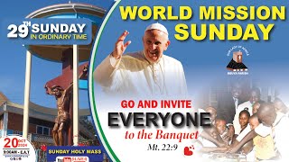 TWENTY-NINTH SUNDAY IN ORDINARY TIME- WORLD MISSION SUNDAY |Daily TV Mass, Sunday 20th October, 2024