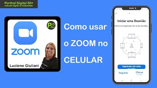 Como usar o ZOOM no CELULAR - TUTORIAL (passo a passo) | Luciene Giuliani