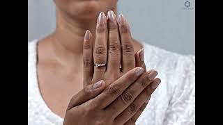 Two Stone Lab Diamond Dainty Ring @ourosjewels