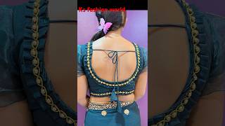 party wear saree blouse design cutting & stitching #short #shortsviral #shortsvideo #shorts #blouse