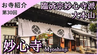 【お寺紹介30】妙心寺・京都 －臨済宗妙心寺派 大本山－ 8分でお寺を案内します。