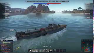 War Thunder - Destroying a boat with long distance torpedoes (D-3)