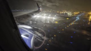 Turbulent and Rainy Landing - Airbus A321 in Tokyo Haneda Airport