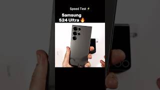 Samsung Galaxy S24 Ultra vs Z fold 6 speed test #galaxyzflip #galaxyunpacked #shorts