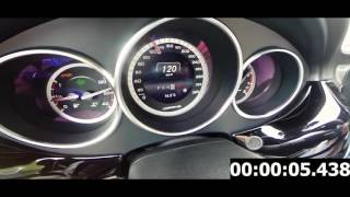 Speed Mercedes Benz CLS63 AMG S 4Matic Acceleration 0-235 km/h