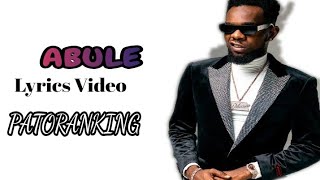 Patoranking - Abule (Lyrics Video) - YouTube  Make I tell you wetin happen for Abule Hold am tight