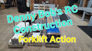 1/14 Tamiya Semi Getting Loaded with Concrete Bock with my Norsu Hydraulic RC Forklift