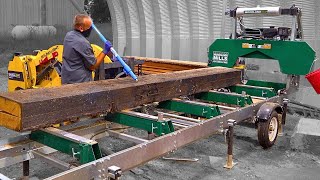 Milling Giant Creosote Soaked Beams