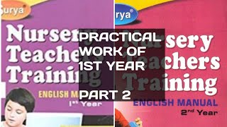 PRACTICAL  WORK FOR 1ST YEAR//PART-2 // AANJU SHARMA//MAHAK NTT CENTER.