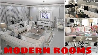 modern rooms/ Salas Modernas mas de 50 ideas