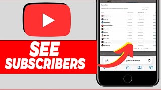 How to See Your Subscribers on YouTube Mobile (2024)