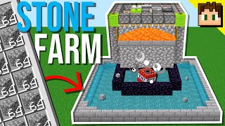 How To Build an AUTOMATIC COBBLESTONE FARM! [Minecraft Bedrock 1.21] Tutorial