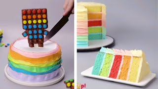 Easy colour rainbow pop it cake 🎂🇦🇺🎂🇦🇺🎂🇦🇺 Ao tasty & So yummy 🎂🇦🇺🎂🇦🇺🎂🇦🇺