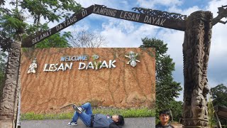 Lesan Dayak jalan menuju wisata hutan lindung sungai Lesan