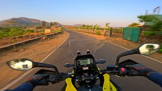 Relaxing village ride | Vstrom sx 250 | GoPro hero 11 [4K]