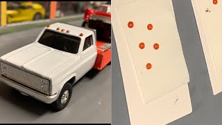 Custom 1/64 Cab Lights Hot Wheels Greenlight Ertl Trucks How To