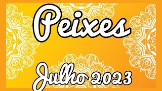 🦋 PEIXES ♓️ JULHO 2023 | ESSA FASE DIFÍCIL VAI PASSAR | 💎💎💎 #peixes  #tarot