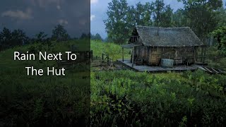 Relax in an old hut - Summer rain on the edge of the forest