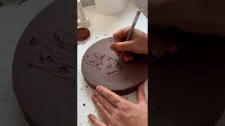 Sign it like you’re famous!!!! Oddly satisfying pottery asmr in my ceramics studio! New work otw!!!