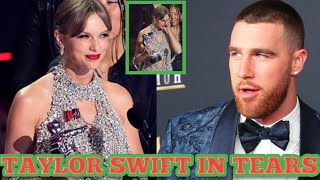 Taylor Swift tears up as she gives emotional shout out to Travis kelce at the VMAs .wow 😍...