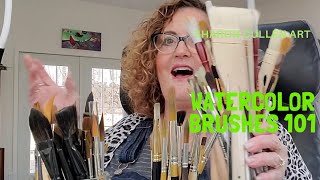 Which Watercolor Brushes Should I Choose? Watercolor Brushes 101