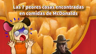 Las 7 cosas más asquerosas encontradas en comidas de McDonalds | reacción a DROSS