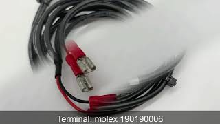 10 Pin 2.5mm Industrial Wire Harness With Df1b Connector For Heavy Equipment