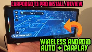 How To Get Wireless Android Auto And Apple Carplay In Any Vehicle *CARPODGO T3 PRO 60fps CarPlay*