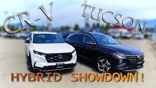 2024 Cr-v hybrid vs 2024 Tucson hybrid!! Which would YOU choose?