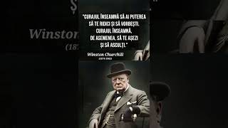 Winston Churchill - Citate ce iti vor ZGUDUI realitatea | Înțelepciune pentru Zilele Noastre part7