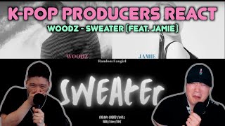 Musicians react & review ♡ WOODZ - Sweater (Feat. JAMIE)